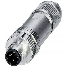 Luetze 490212 Sensor/actuator connector Plug, straight No. of pins (RJ): 4 1 pc(s)