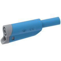 Electro PJP 1076-CD1-Bl Jack plug Plug, straight Pin diameter: 4 mm Blue 1 pc(s)
