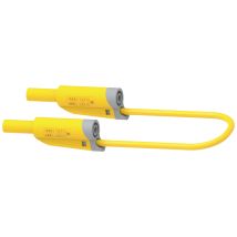 Electro PJP 2710-IEC-CD1-100J Test lead Banana jack 4 mm Banana jack 4 mm 1.00 m Yellow 1 pc(s)