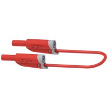 Electro PJP 2710-IEC-CD1-100R Test lead Banana jack 4 mm Banana jack 4 mm 1.00 m Red 1 pc(s)