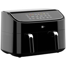 aeco aeco DUO Air fryer 9 l 2850 W Timer function, Non-stick coating Black