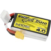 Tattu Scale model battery pack (LiPo) 14.8 V 1400 mAh No. of cells: 4 130 C Block XT60