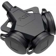 PC Electric 243711-ss 3-way connector Rubber 250 V Black IP54