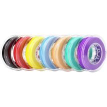 Toybox PF_250DBN_CBT Deluxe Food Bundle Filament pack PLA 1.75 mm Black, Red, Yellow, Sky blue, Light orange, Green, Purple 7 pc(s)