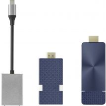 CastGo Wireless Display Wireless HDMI (set) 30 m 5.15 GHz, 5.85 GHz 3840 x 2160 Pixel Secure wireless transmission