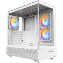 MONTECH XR Tempered Glass Midi tower PC casing White