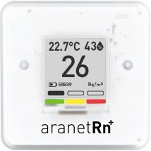 aranet Radon Plus Radon detector 0, 0, 0 - 4000, 50, 85 Bq/m³, °C, %