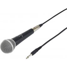 Renkforce PM58B Handheld Microphone (vocals) Transfer type (details):Corded incl. cable Microphone (6.3 mm jack) Corded