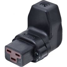 Kalthoff 444006 IEC connector 444 Socket, right angle Total number of pins: 2 + PE 16 A Black 1 pc(s)