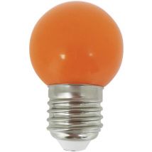 LightMe LM85255 LED (monochrome) EEC G (A - G) E-27 Teardrop shape 1 W Orange (Ø x L) 45 mm x 69 mm 1 pc(s)
