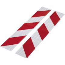 TOOLCRAFT RTS60/400-RD 1564046 Warning stripe RTS Red, Silver (L x W) 40 cm x 60 mm 1 Set