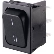 Marquardt 1834.3309 Toggle switch 01834.3309-00 250 V AC 6 A 2 x On/On IP40 latch 1 pc(s)