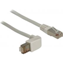 Delock 83514 RJ45 Network cable, patch cable CAT 5e S/FTP 0.50 m Grey 1 pc(s)