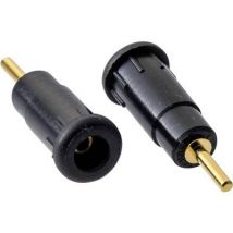 Schnepp BU 2800/SW Safety jack socket Socket, built-in Pin diameter: 2 mm Black 1 pc(s)