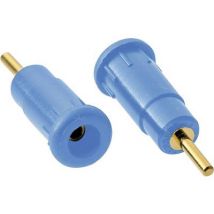 Schnepp BU 2800/BL Safety jack socket Socket, built-in Pin diameter: 2 mm Blue 1 pc(s)