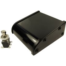 Cliff CL2108C Foot switch 250 V AC 2 A 1-pedal Assembly kit, Convex 2 change-overs 1 pc(s)