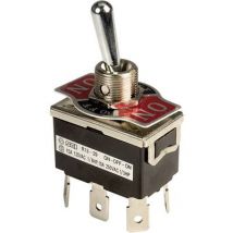 SCI R13-29E-01-HPH Toggle switch 250 V AC 10 A 2 x On/Off/On latch 1 pc(s)