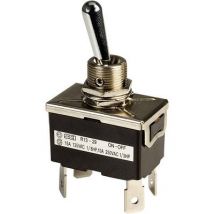 SCI R13-29F Toggle switch 250 V AC 10 A 2 x Off/On latch 1 pc(s)