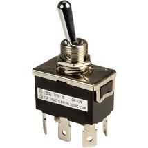 SCI R13-29B Toggle switch 250 V AC 10 A 2 x On/On latch 1 pc(s)