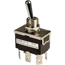 SCI R13-29B Toggle switch 250 V AC 10 A 2 x On/On latch 1 pc(s)