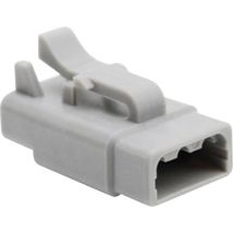 Amphenol ATM06 3S Bullet connector Socket, straight Total number of pins: 3 Series (round connectors): ATM 1 pc(s)
