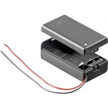 Goobay 48171 Battery tray 1x 9V PP3 Cable (L x W x H) 68.4 x 33.2 x 25.6 mm