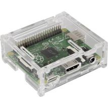Joy-it RB-Casea+01 SBC housing Compatible with (development kits): Raspberry Pi Transparent