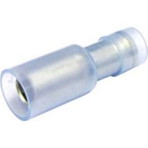 Cimco 180312 Bullet receptacle 1.50 mm² 2.50 mm² Pin diameter: 5 mm Insulated Blue 1 pc(s)