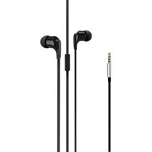 Vivanco Talk 4 In-ear headphones Corded (1075100) Black Headset, Foldable