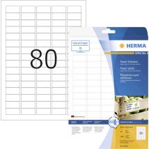Herma 10901 35.6 x 16.9 mm Paper White 2000 pc(s) Permanent adhesive All-purpose labels Inkjet, Laser, Copier 25 Sheet A4
