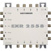 Kathrein EXR 2558 SAT cascade multiswitch Inputs (multiswitches): 5 (4 SAT/1 terrestrial) No. of participants: 8