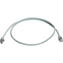 Telegaertner L00006A0036 RJ45 Network cable, patch cable CAT 6A S/FTP 20.00 m Grey Flame-retardant, Halogen-free, UL-approved 1 pc(s)