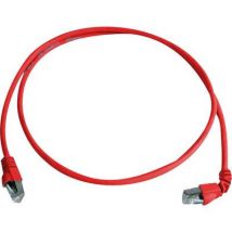 Telegaertner L00001A0157 RJ45 Network cable, patch cable CAT 6A S/FTP 2.00 m Red Flame-retardant, Halogen-free 1 pc(s)