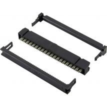 Connfly DS1016-06MA2BB Pin connector + strain relief Contact spacing: 2.54 mm Total number of pins: 6 No. of rows: 2 1 pc(s)