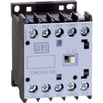 WEG CWC012-01-30C03 Contactor 3 makers 5.5 kW 24 V DC 12 A + auxiliary contact 1 pc(s)