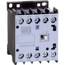 WEG CWC012-10-30C03 Contactor 3 makers 5.5 kW 24 V DC 12 A + auxiliary contact 1 pc(s)