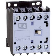 WEG CWC07-01-30C03 Contactor 3 makers 3 kW 24 V DC 7 A + auxiliary contact 1 pc(s)