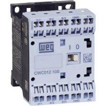 WEG CWC07-10-30D24S Contactor 3 makers 3 kW 230 V AC 7 A + auxiliary contact 1 pc(s)