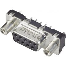 FCI D-SUB D15S24A4GX00LF D-SUB receptacles 180 ° Number of pins: 15 Print 1 pc(s)