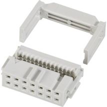 FCI 71600-040LF Pin connector + strain relief Contact spacing: 2.54 mm Total number of pins: 40 No. of rows: 2 1 pc(s)