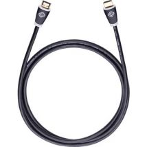 Oehlbach HDMI Cable HDMI-A plug, HDMI-A plug 0.75 m Black 126 gold plated connectors, Ultra HD (4k) HDMI with Ethernet HDMI cable