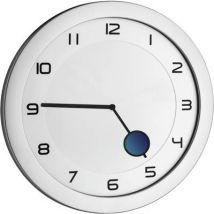 TFA Dostmann 60.3028.54 Quartz Wall clock 28 cm x 1.5 cm Metallic silver