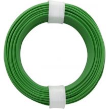 Donau Elektronik 105-4 Jumper wire 1 x 0.20 mm² Green 10 m