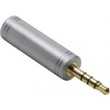 BKL Electronic 1103098 1103098 Jack Audio/phono Adapter [1x Jack plug 3.5 mm - 1x Jack socket 3.5 mm] Gold