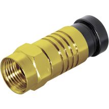 BKL Electronic 0403157 F connector Compression Connections: F plug Cable diameter: 8.2 mm 1 pc(s)