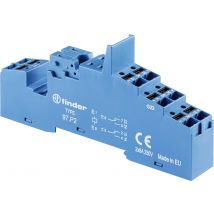 Finder 97.P2 Relay socket Compatible with series: Finder 46 series, Finder 99 series, Finder 86 series Finder 46.52, Finder 99.02, Finder 86.30.0.024.0000 1
