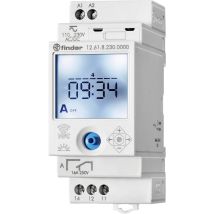 Finder 12.61.8.230.0000 DIN rail mount timer 230 V DC, 230 V AC Week settings