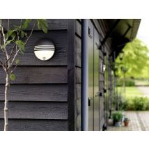 Philips LED Yarrow 172973016 Outdoor wall light (+ motion detector) LED (monochrome) Built-in LED 6 W Black