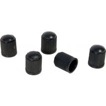 HP Autozubehoer Valve dust cap 5-piece set Black