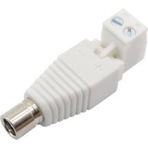 Conrad Components DC-11F-WT Low power connector Socket, straight 5.5 mm 2.5 mm 1 pc(s)